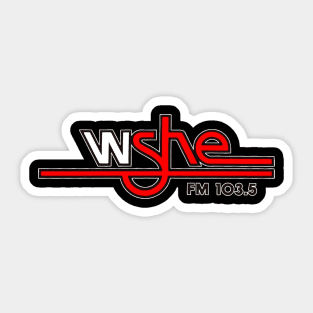 WSHE 103.5FM Ft. Lauderdale Sticker